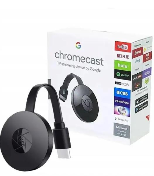 CHROMECAST TV CAST APPAREIL DE STREAMING 4K - NOIR, UGS